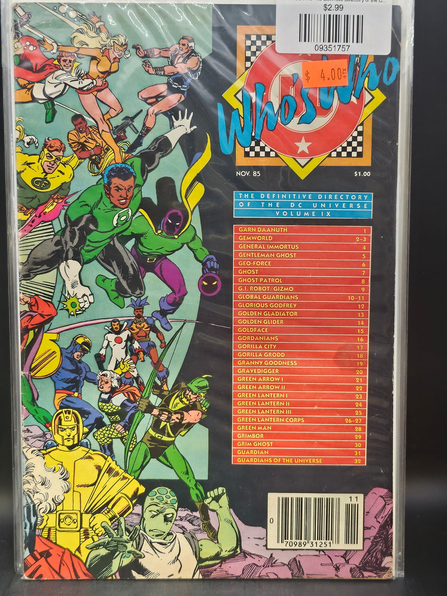 #9 Who's Who The Definitive Directory of the DC Universe (1985)
