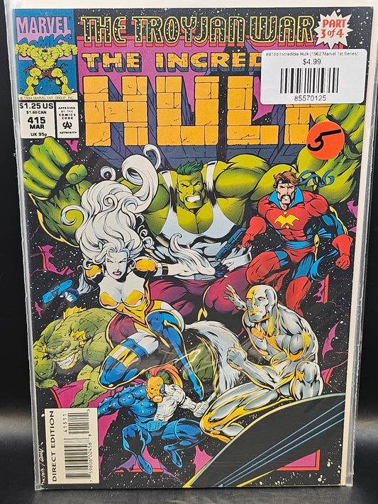 #415d Incredible Hulk (1962 Marvel 1st Series)