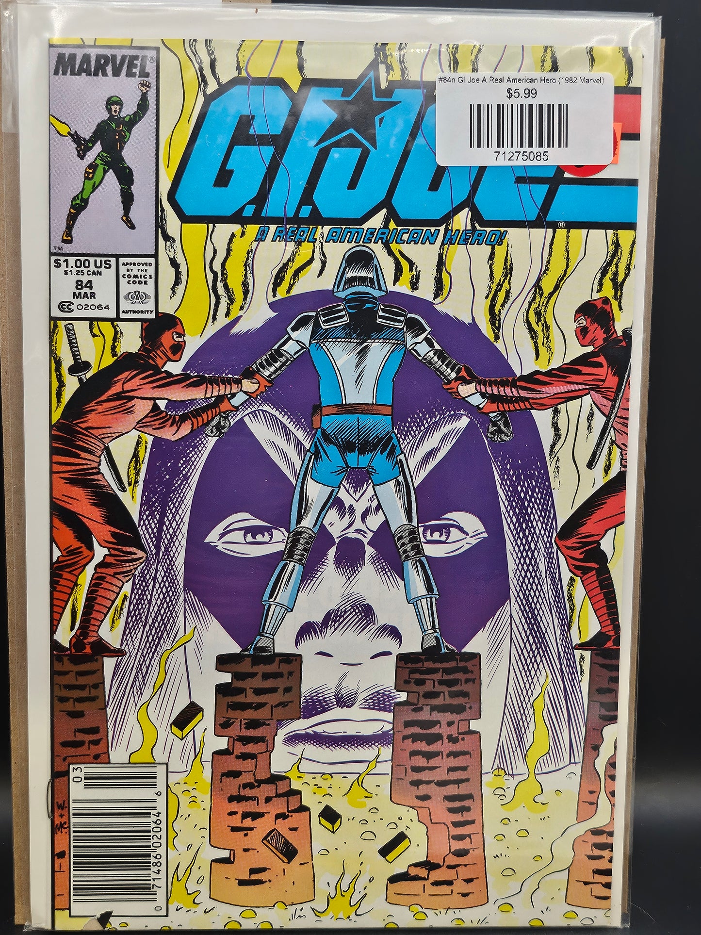 #84n GI Joe A Real American Hero (1982 Marvel)