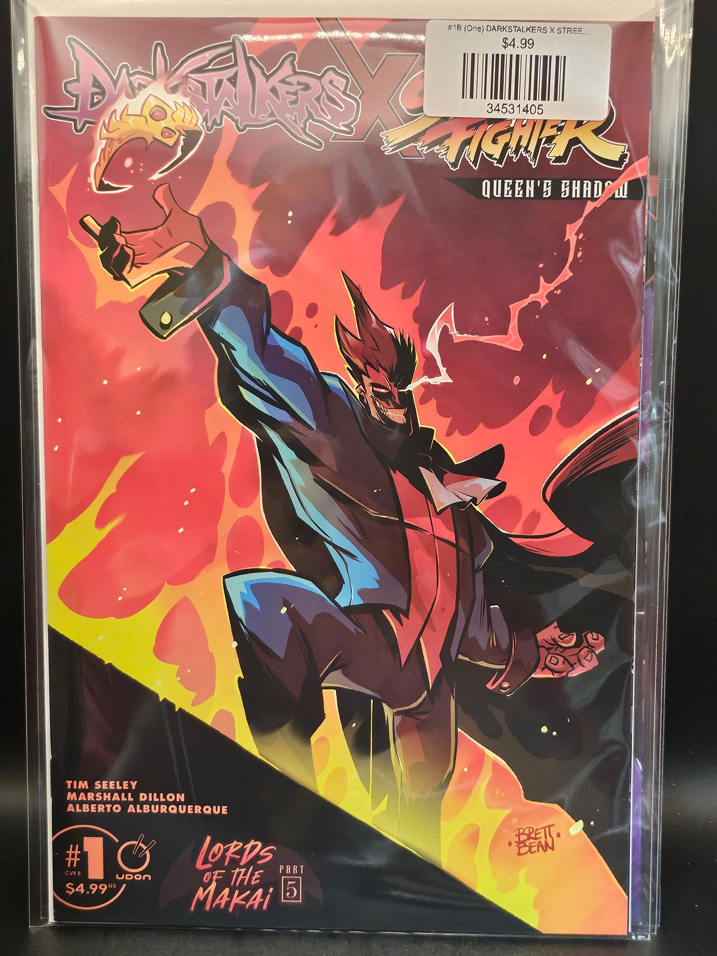 #1B (One) DARKSTALKERS X STREET FIGHTER QUEENS SHADOW (ONE SHOT BRETT BEAN VAR)