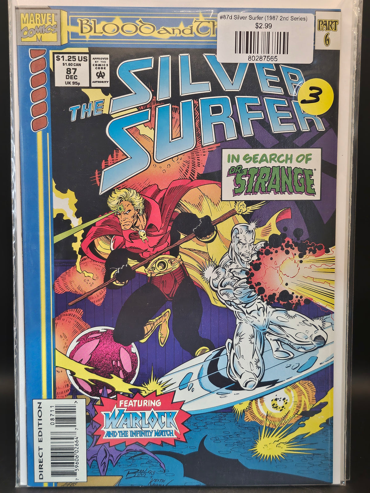 #87d Silver Surfer (1987 2nd Series)