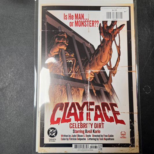 #1C (Dave) CLAYFACE CELEBRITY DIRT (OF 6 DAVE JOHNSON CARD STOCK VAR)
