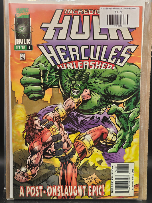 #1 Incredible Hulk Hercules Unleashed (1996)