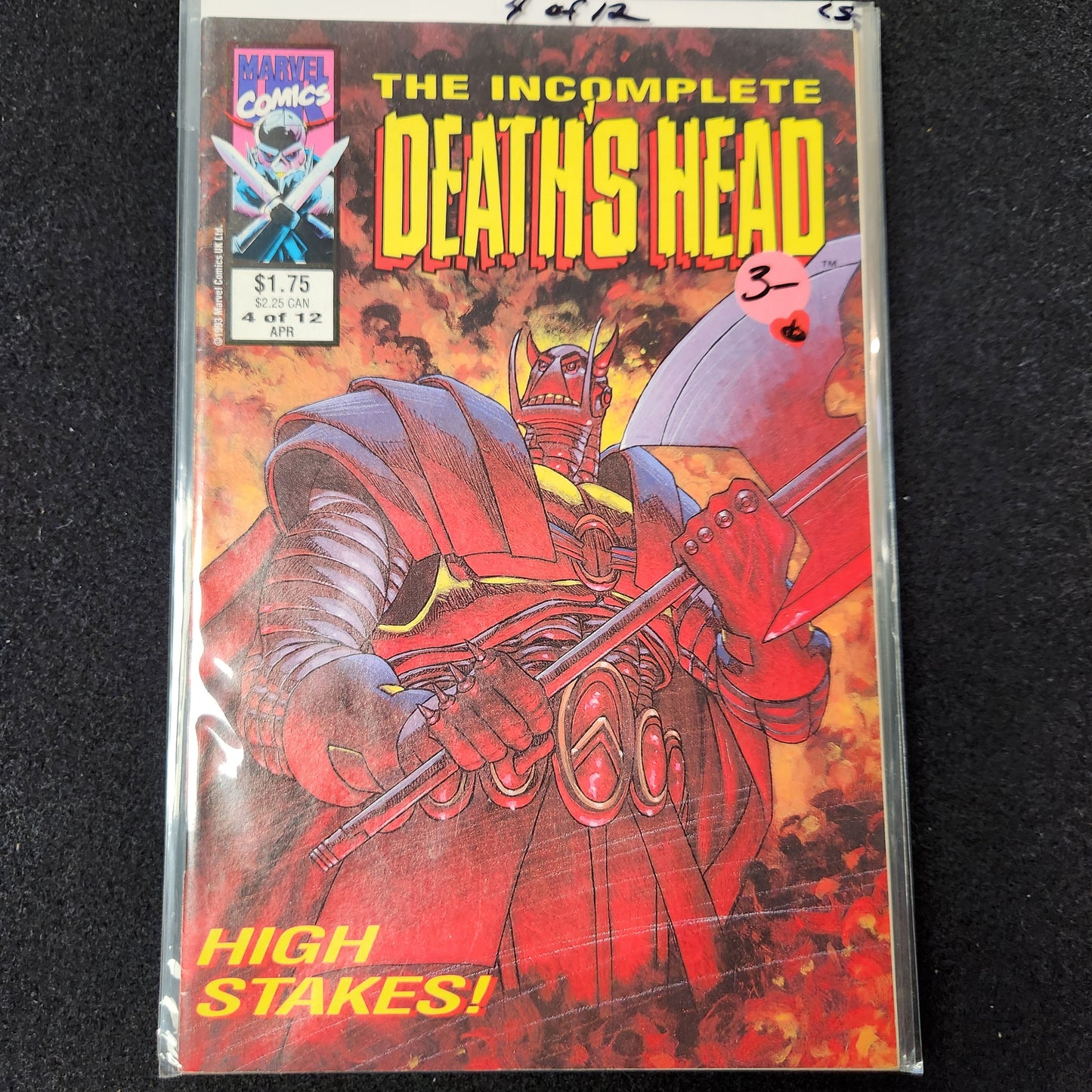 105.100 – Deaths Head Incomplete Limited series - #4 of 12