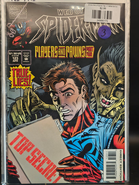 #123d Web of Spider-Man (1985 1st Series)