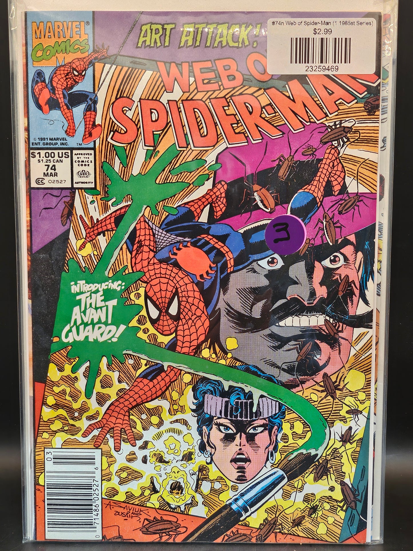 #74n Web of Spider-Man (1985 1st Series)