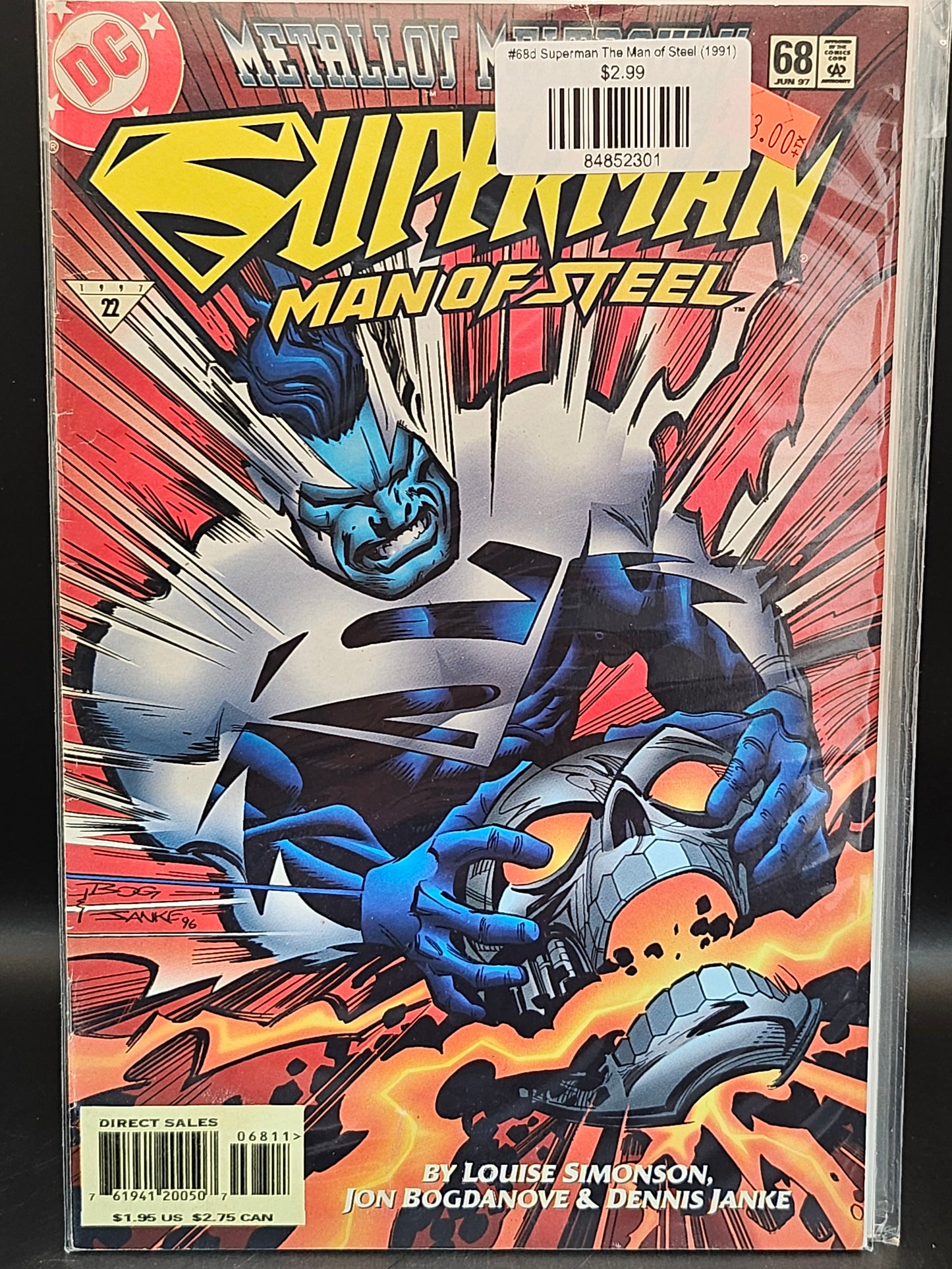 #68d Superman The Man of Steel (1991)