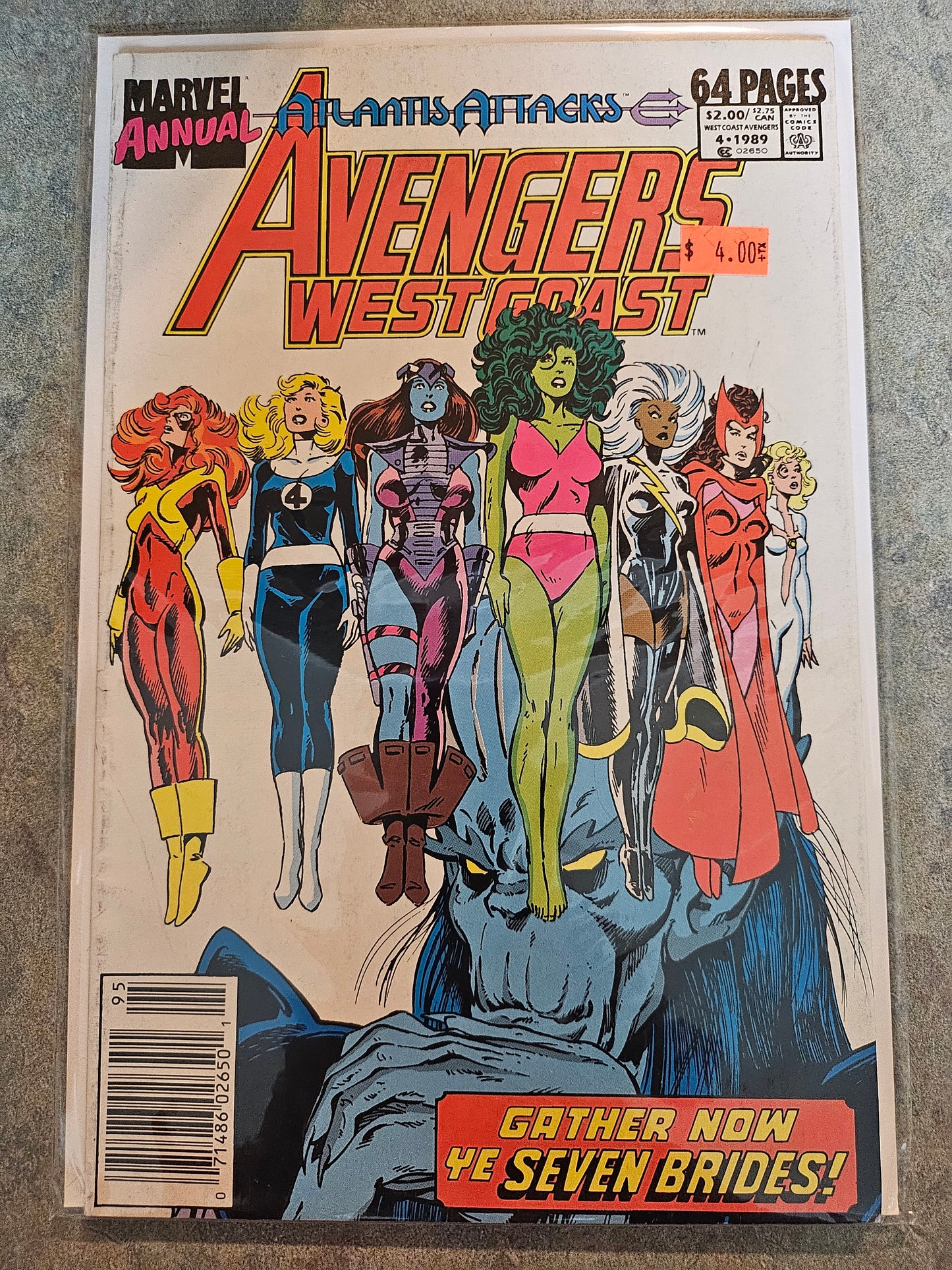 West Coast Avengers Annual – Marvel Comics – (1986–1992) – Volume 1 – #4