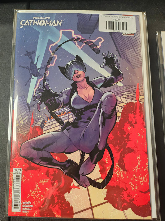 #3C (Mahmud) ABSOLUTE CATWOMAN (OF 6 MAHMUD ASRAR CARD STOCK VAR)