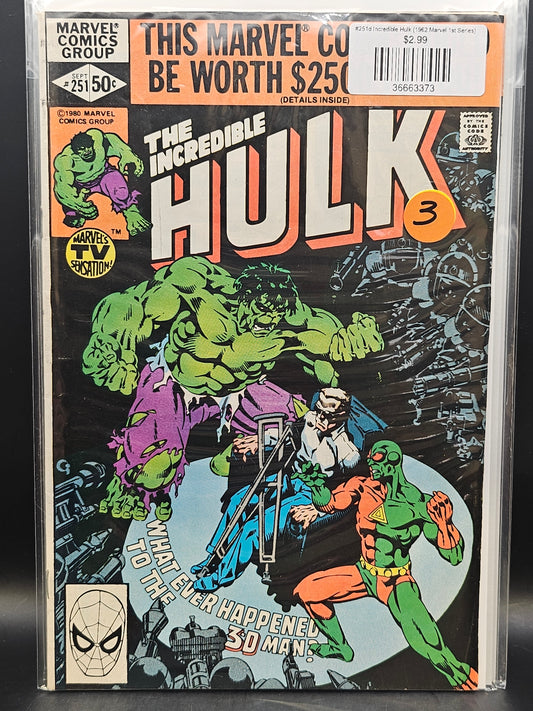 #251d Incredible Hulk (1962 Marvel 1st Series)