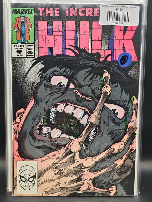 #358d Incredible Hulk (1962 Marvel 1st Series)