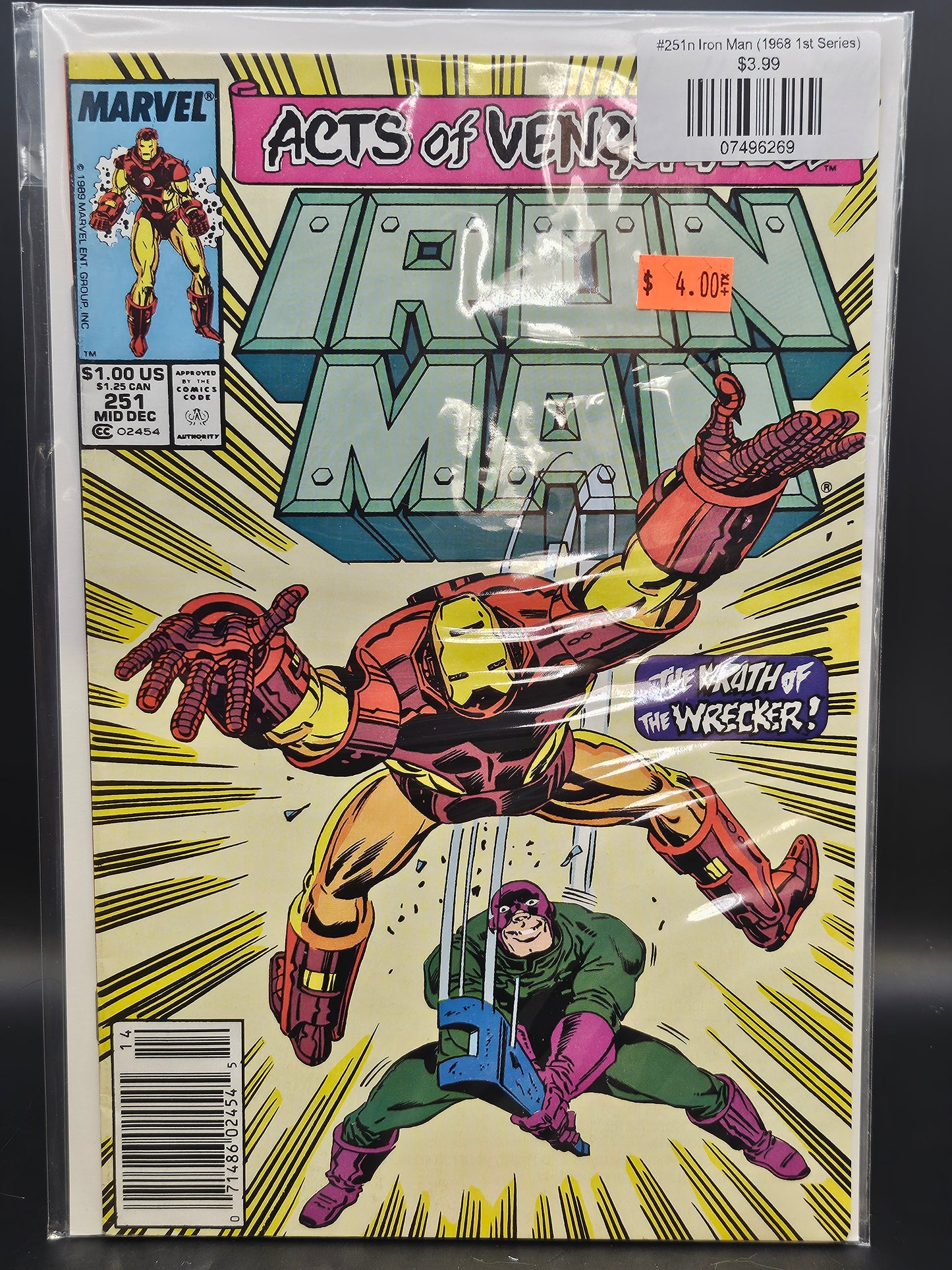 #251n Iron Man (1968 1st Series)