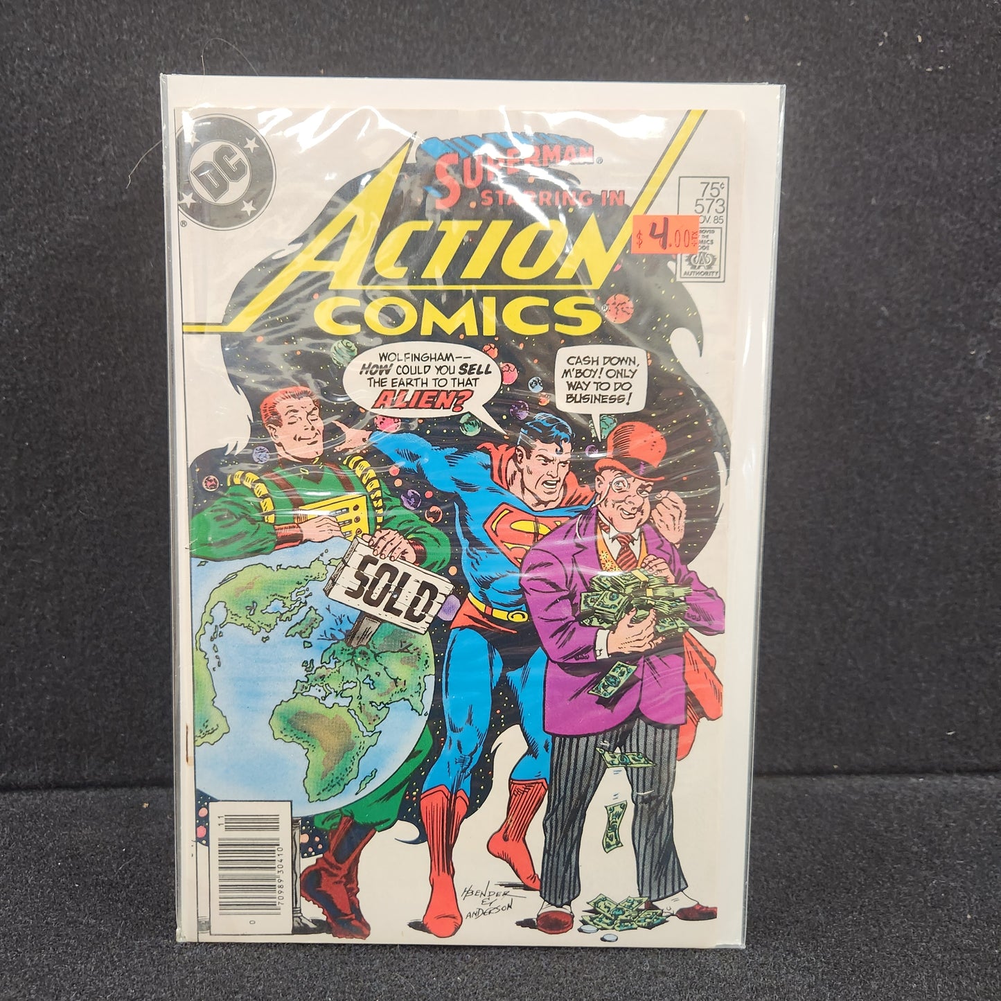 Action Comics #573 - Wolfingham's Scheme (DC 1985)