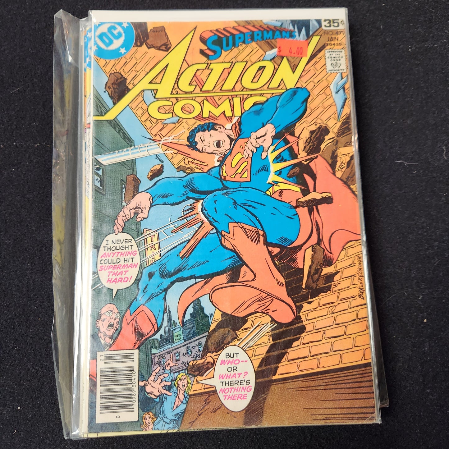 Action Comics #479 - What Hits Superman That Hard (DC 1978)