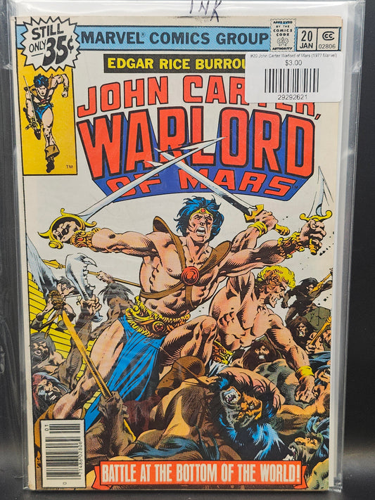 #20 John Carter Warlord of Mars (1977 Marvel)