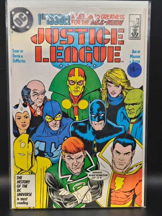 #1 Direct- Justice League America (1987)