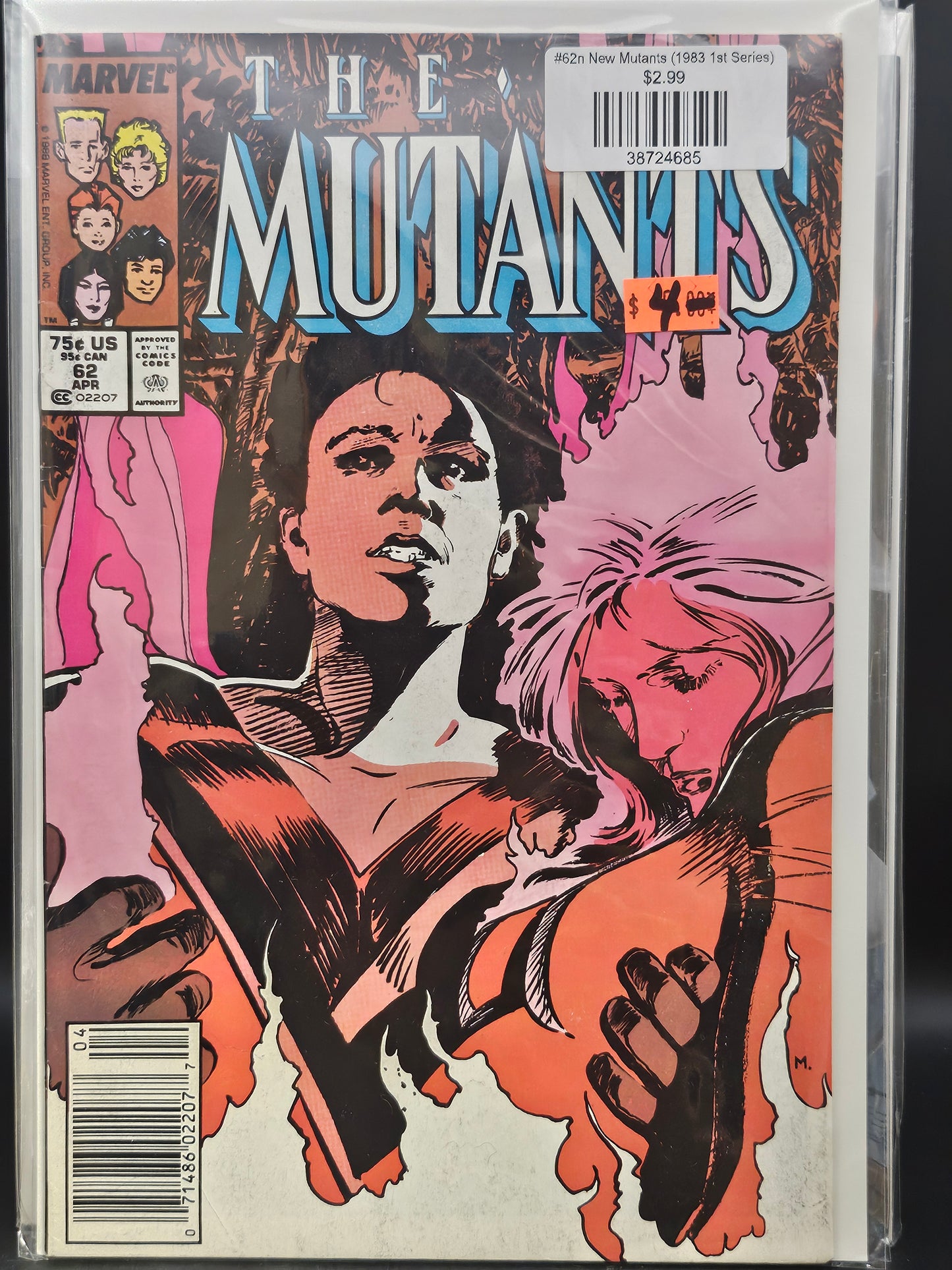 #62n New Mutants (1983 1st Series)
