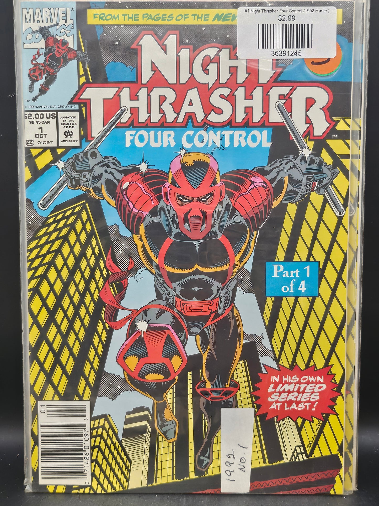 #1 Night Thrasher Four Control (1992 Marvel)