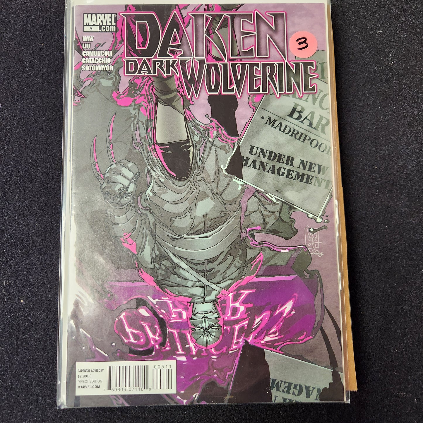 120.100 – #5 – Daken Dark Wolverine 2010–2012 1–23