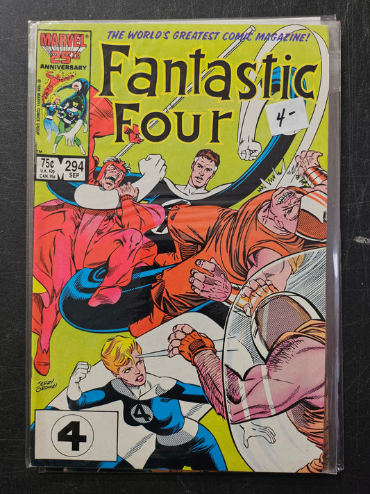 101.112 Fantastic Four – #294 – v1 (1961–1995)