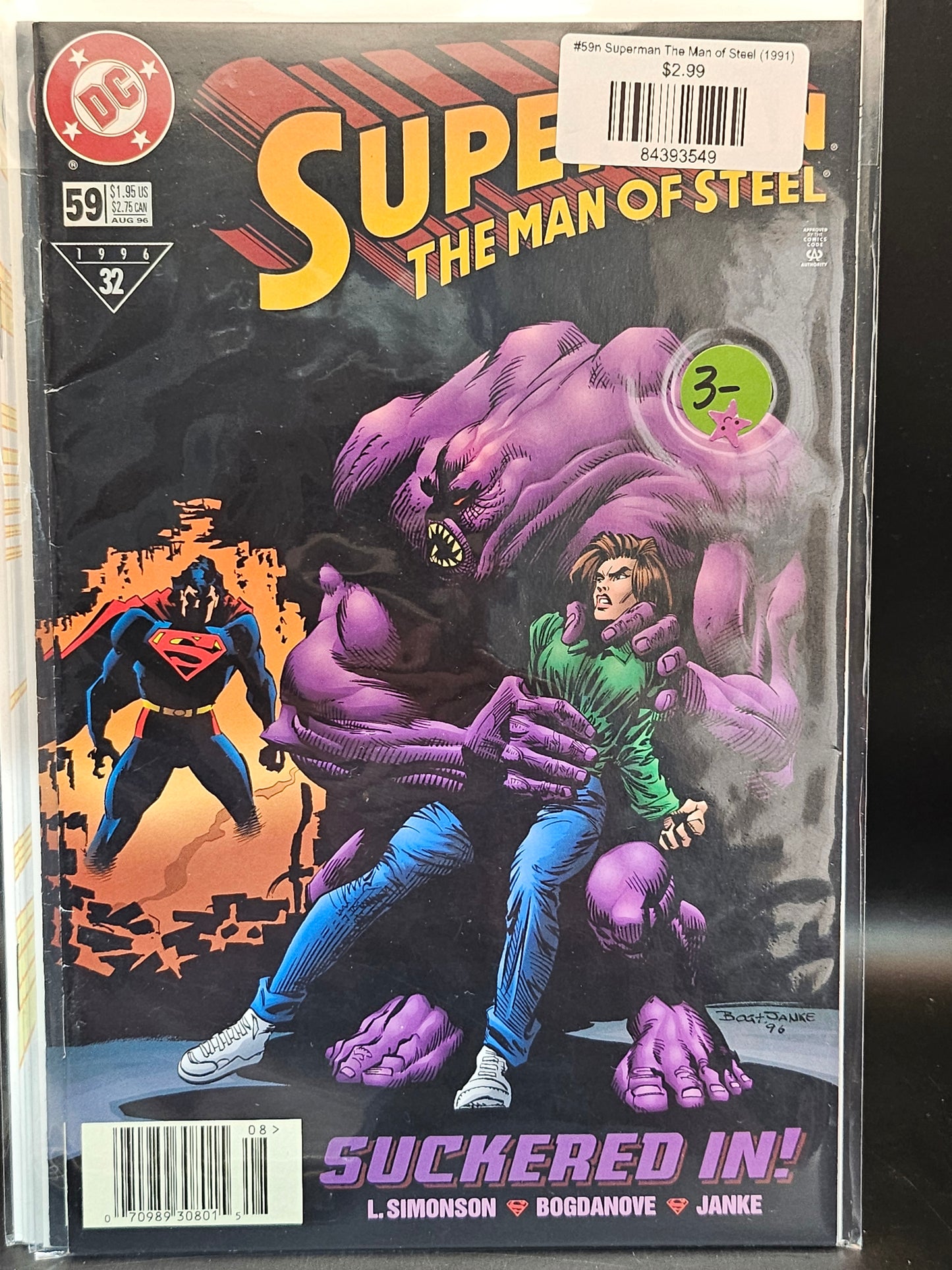 #59n Superman The Man of Steel (1991)