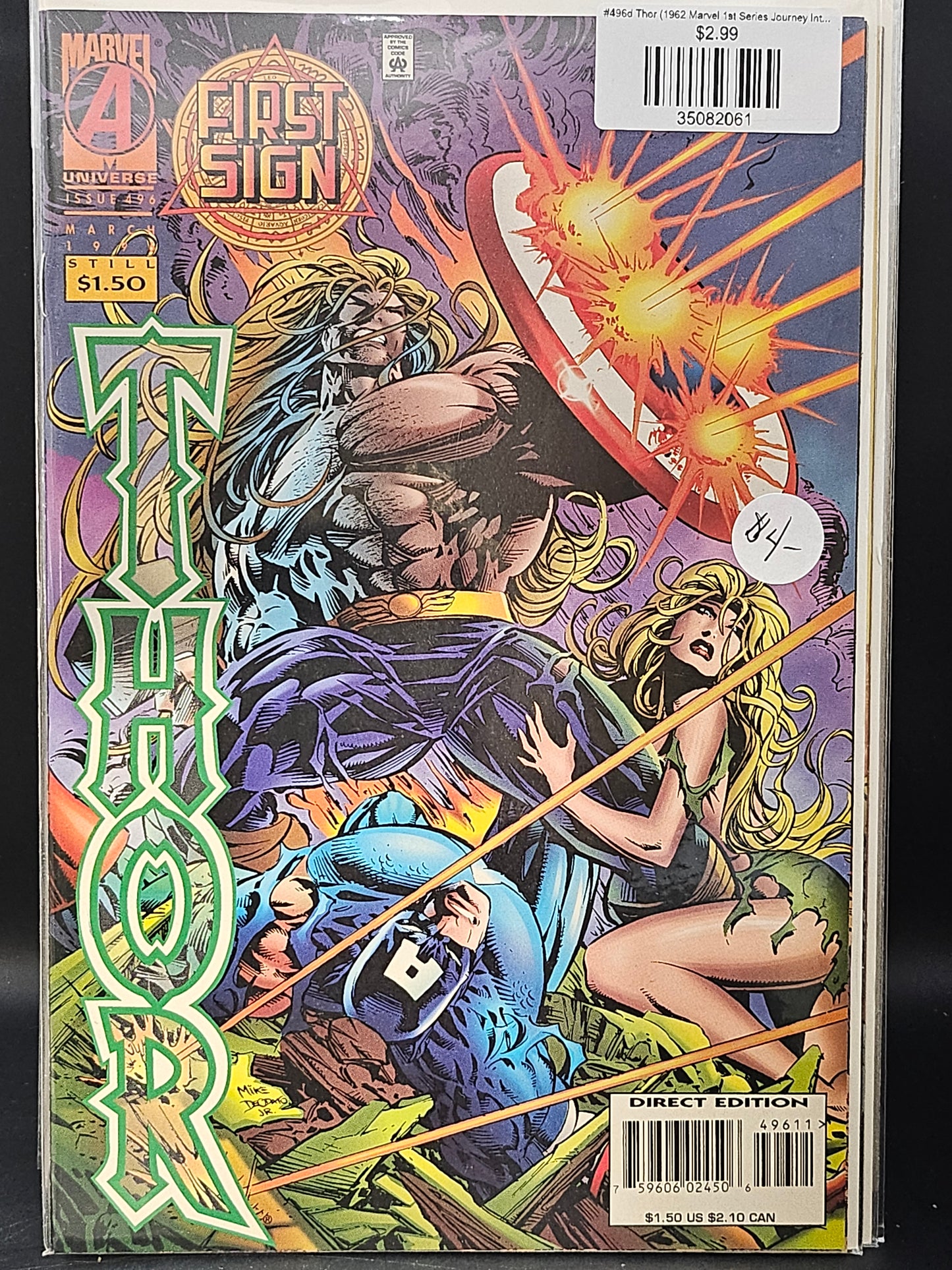 #496d Thor (1962 Marvel 1st Series Journey Into Mystery)