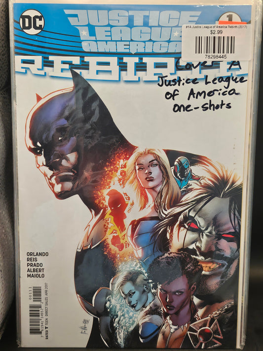 #1A Justice League of America Rebirth (2017)