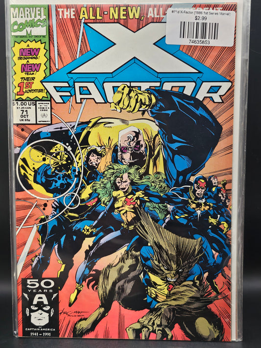 #71d X-Factor (1986 1st Series Marvel)