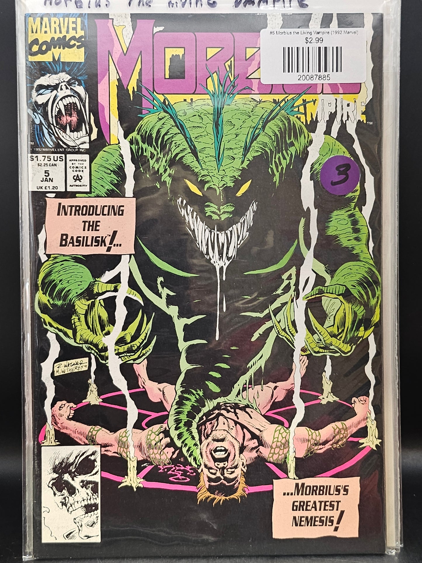 #5 Morbius the Living Vampire (1992 Marvel)