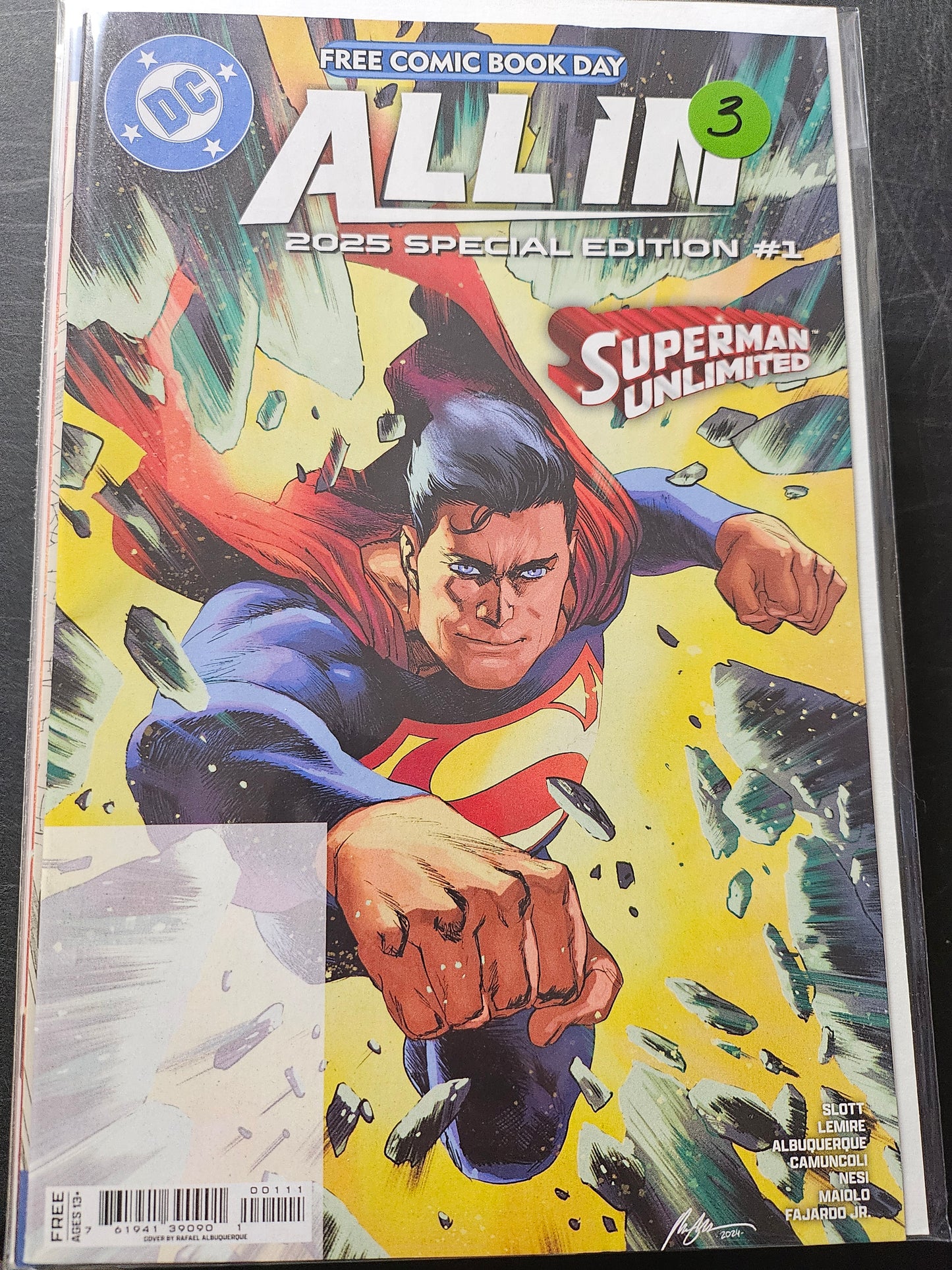 105.100 – #All In DC Special #nn - Free Comic Books Giveaways -Various Years