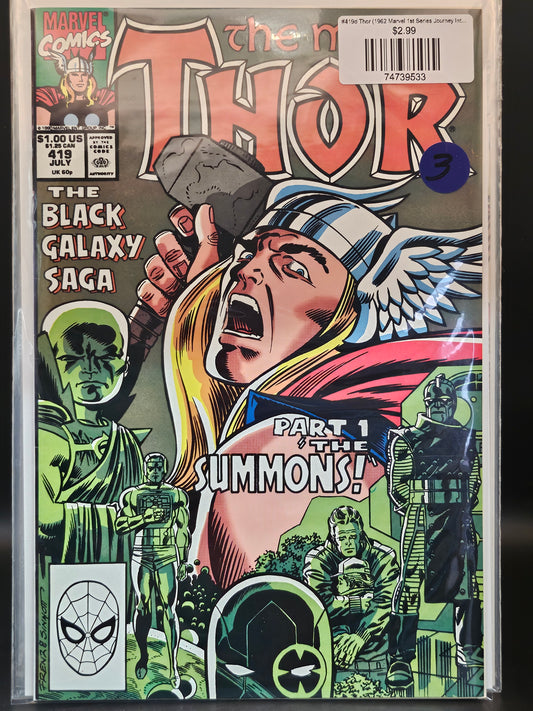 #419d Thor (1962 Marvel 1st Series Journey Into Mystery)