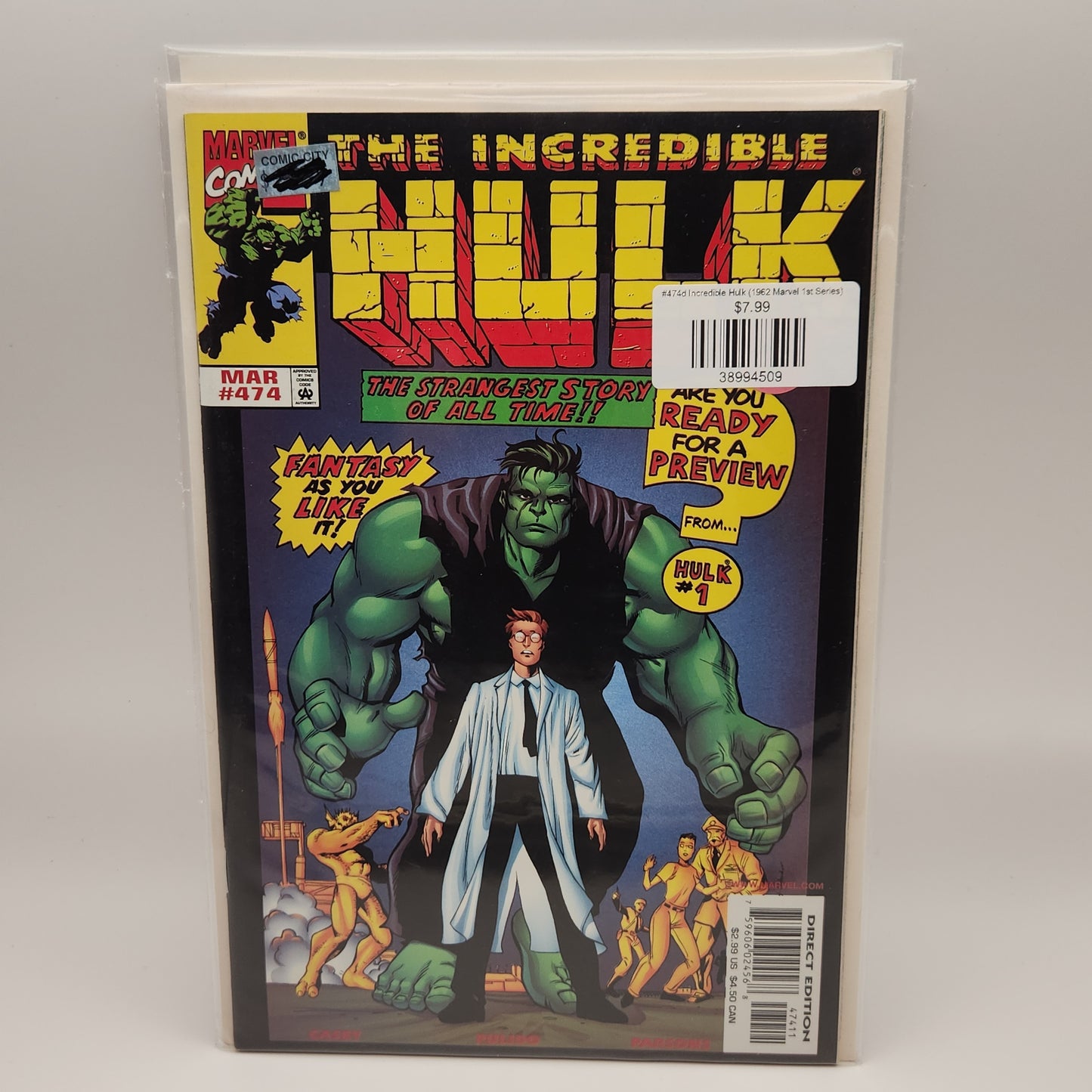 #474d Incredible Hulk (1962 Marvel 1st Series)