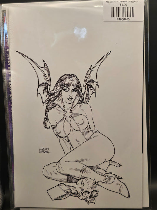 #3S (Joseph) VAMPIRELLA (2026) (INC 1:10 JOSEPH MICHAEL LINSNER LINE ART VIRGIN VAR)