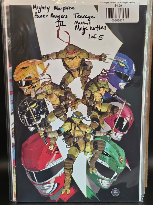 #1O Mighty Morphin Power Rangers Teenage Mutant Ninja Turtles III (2025 Boom)