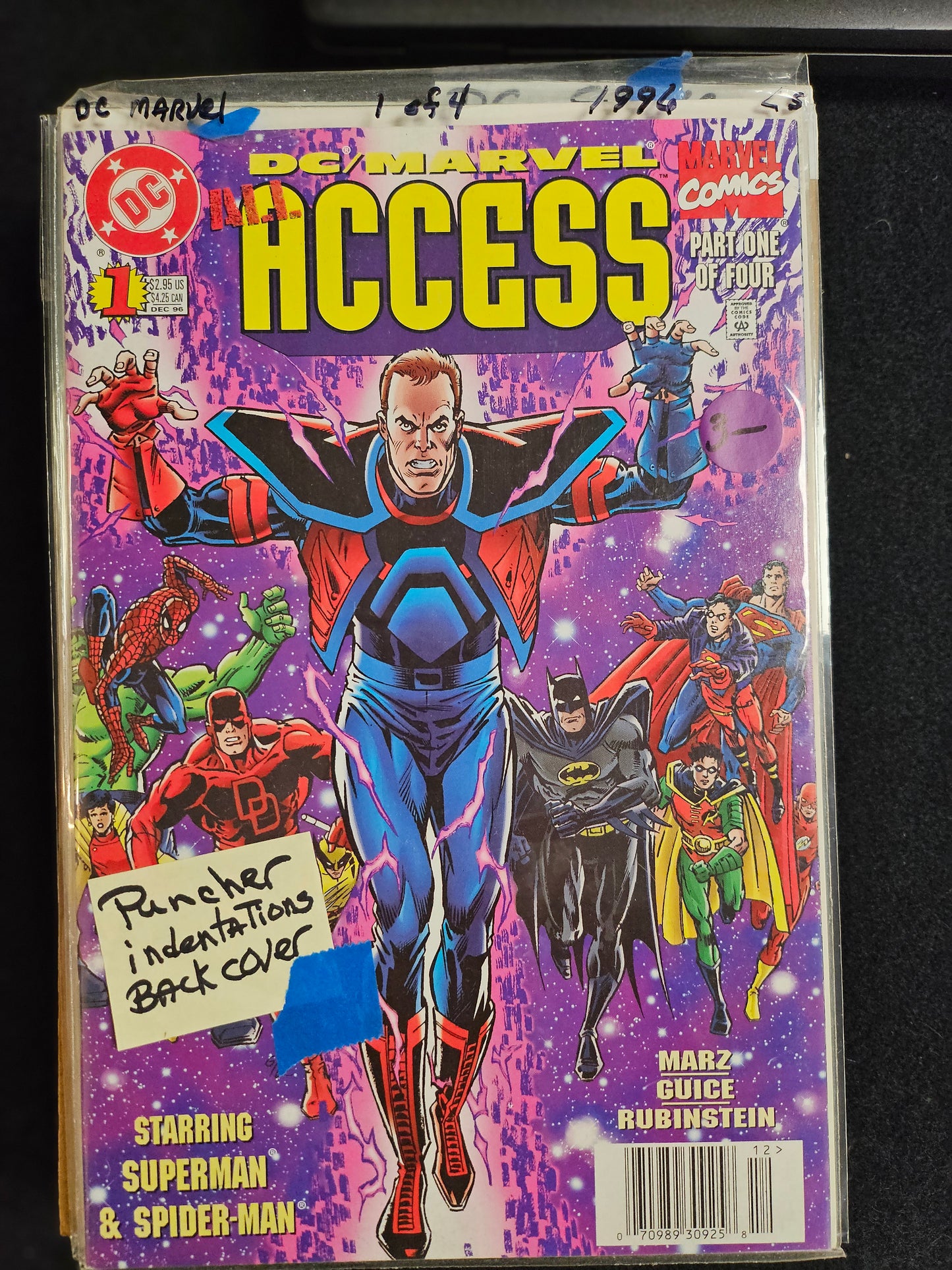 100.100 - DC Marvel All Access - (LS) #1 of 4 -1996