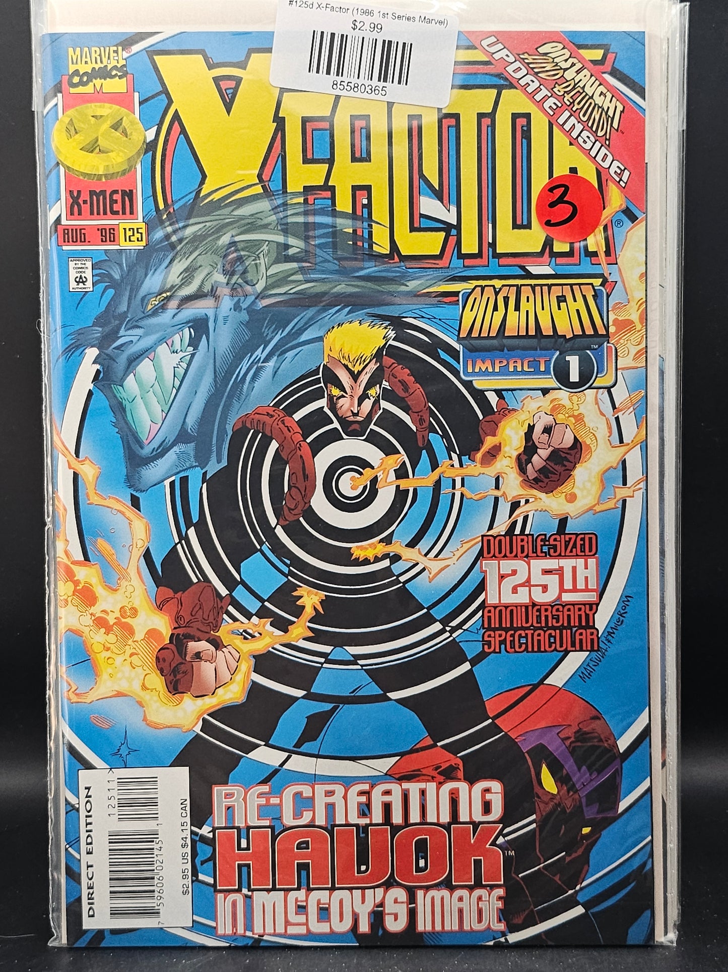 #125d X-Factor (1986 1st Series Marvel)