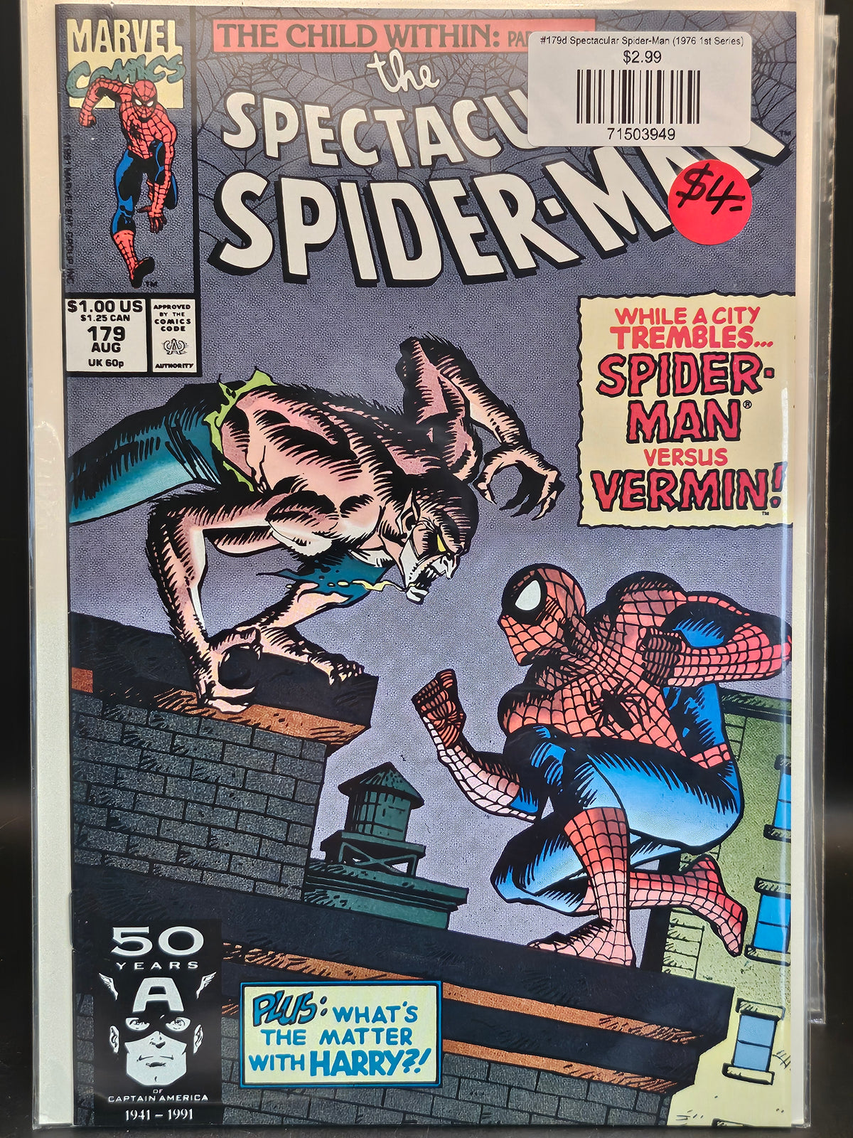 #179d Spectacular Spider-Man (1976 1st Series)