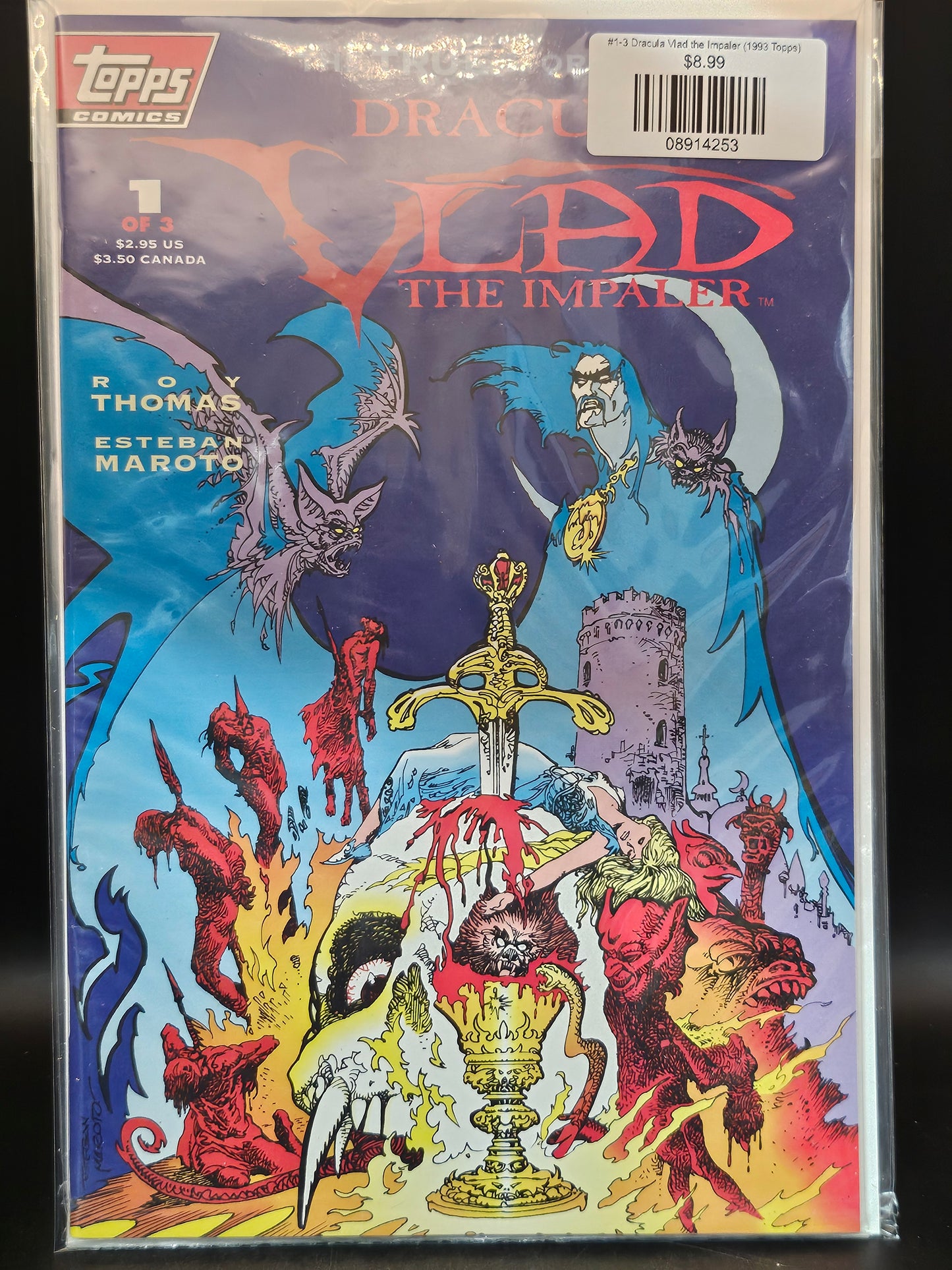 #1-3 Dracula Vlad the Impaler (1993 Topps)