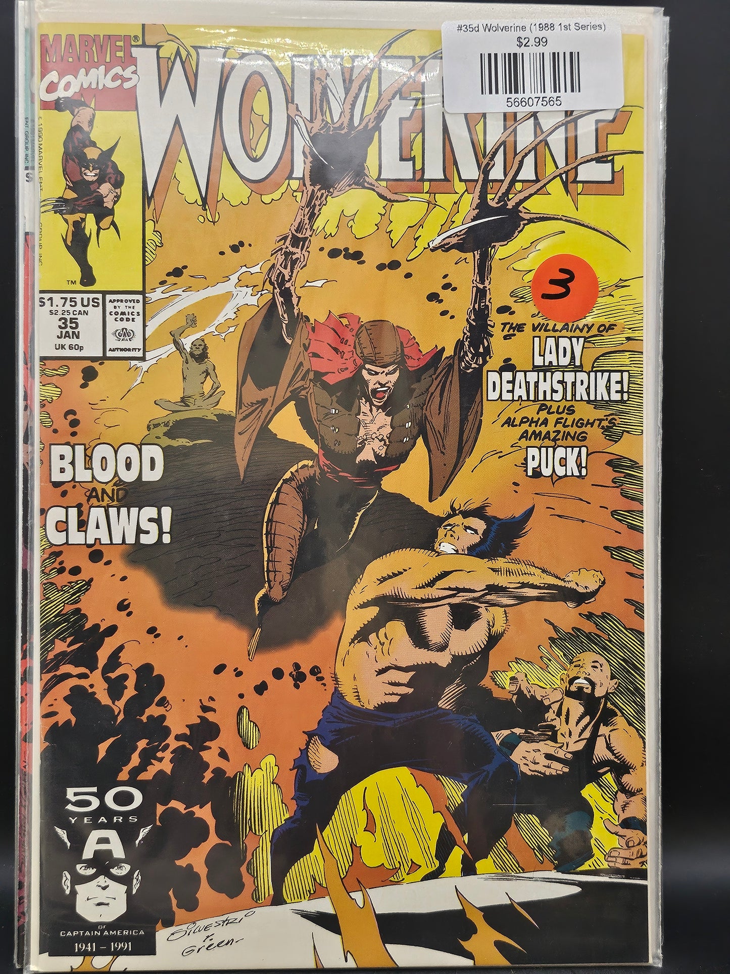 #35d Wolverine (1988 1st Series)