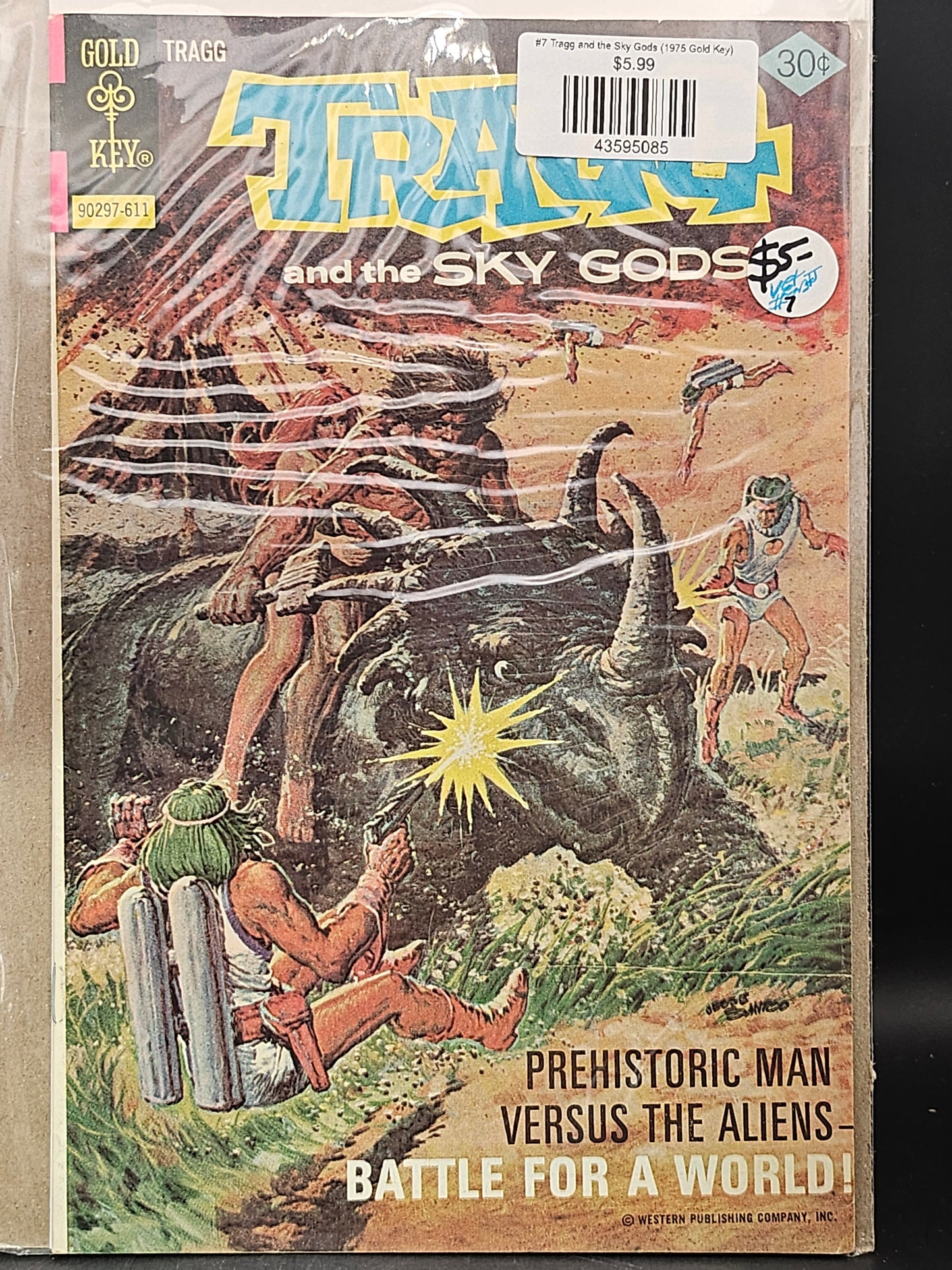 #7 Tragg and the Sky Gods (1975 Gold Key)