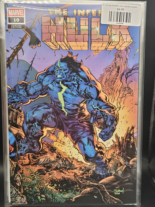 #10 (Jonas) INFERNAL HULK (JONAS SCHARF WRAPAROUND BATTLE VARIANT)