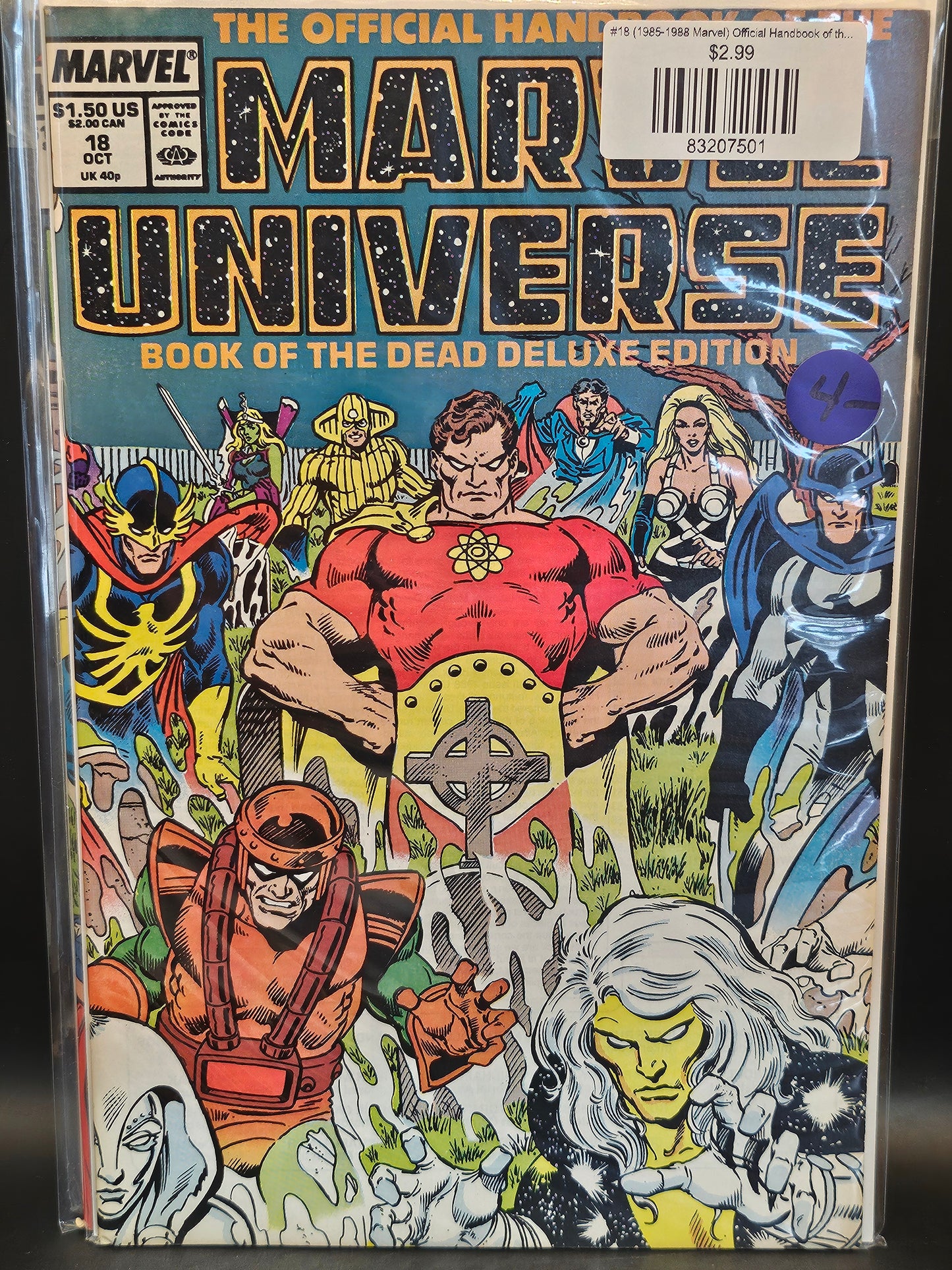 #18 (1985-1988 Marvel) Official Handbook of the Marvel Universe Deluxe Edition