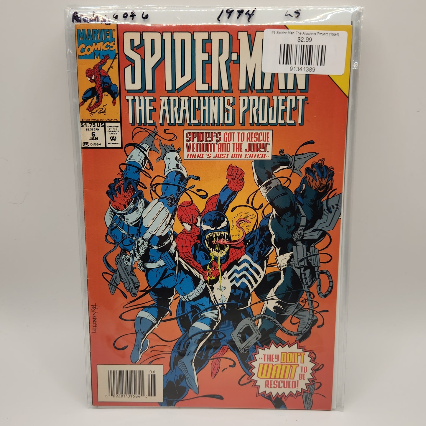 #6 Spider-Man The Arachnis Project (1994)