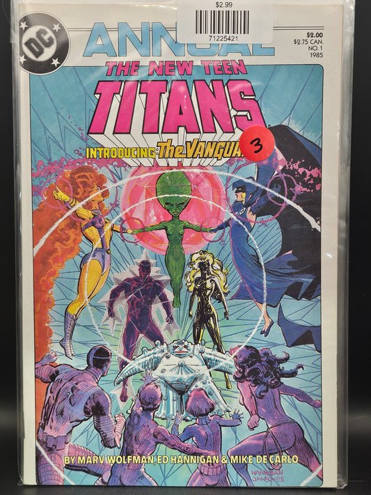 #1 Annuals New Teen Titans (1984 2nd Series) New Titans
