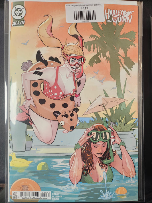 #64C (Terry) HARLEY QUINN (TERRY DODSON & RACHEL DODSON CARD STOCK VAR)