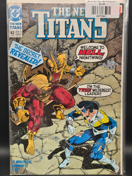 #82 New Teen Titans (1984 2nd Series) New Titans