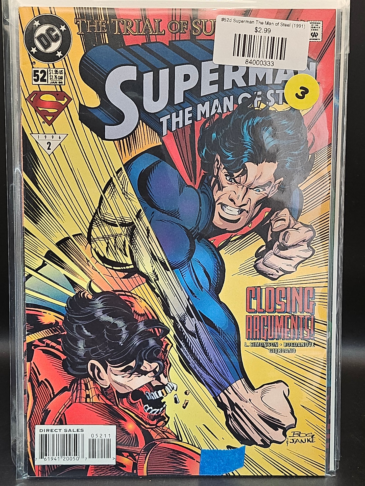 #52d Superman The Man of Steel (1991)