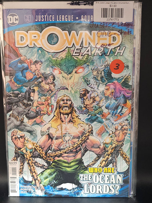 #1A Justice League Aquaman Drowned Earth (2018 DC)