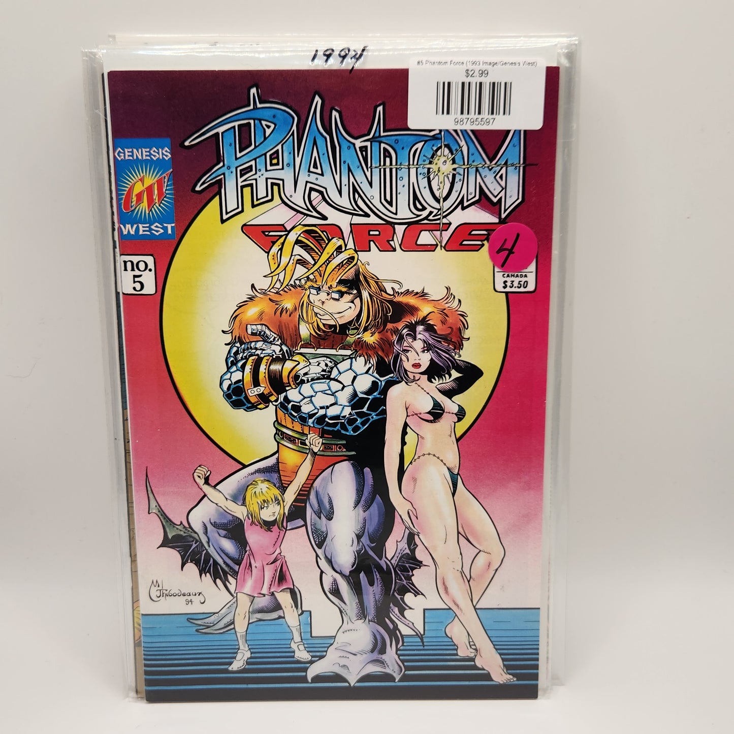 #5 Phantom Force (1993 Image/Genesis West)
