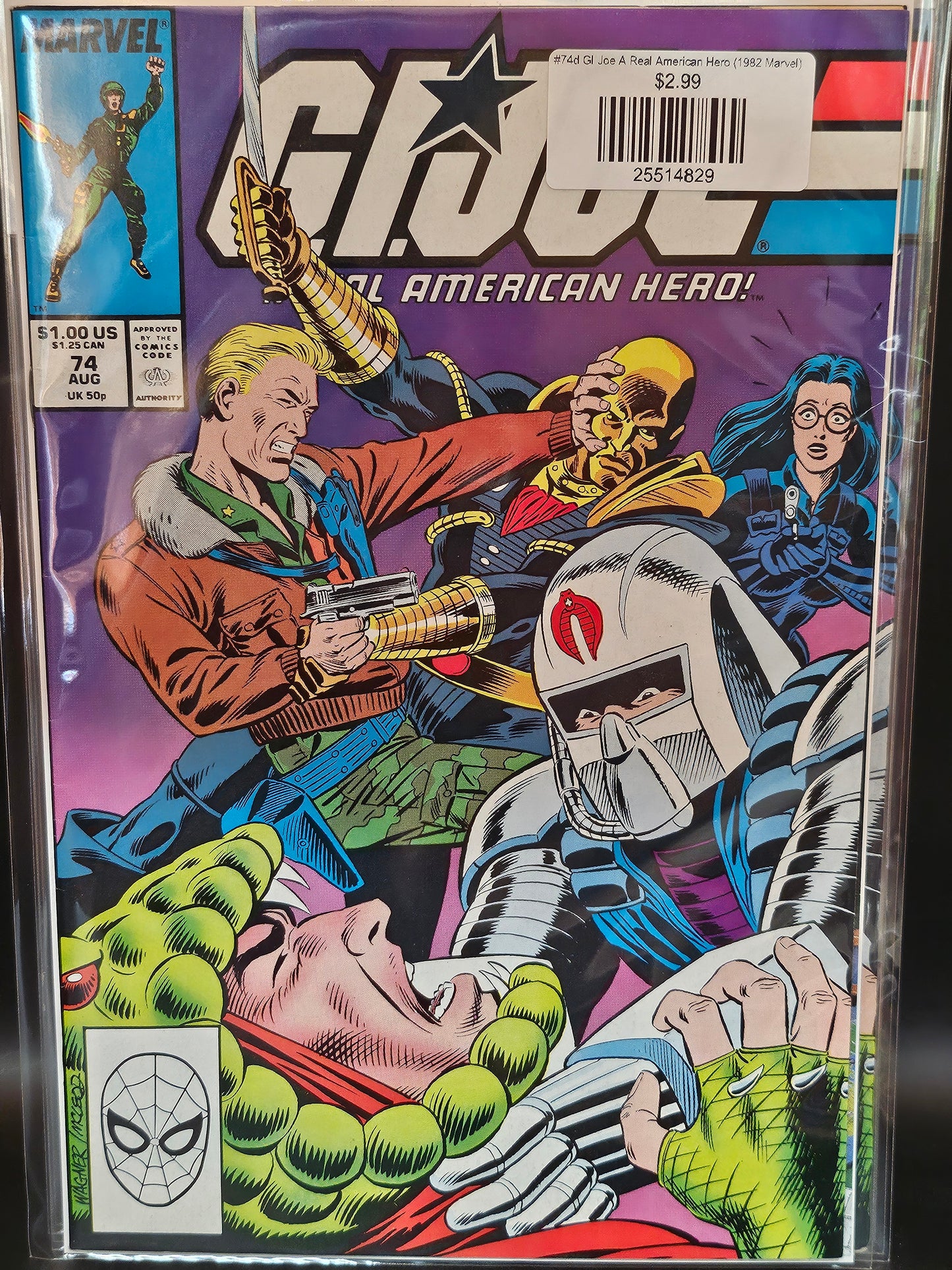 #74d GI Joe A Real American Hero (1982 Marvel)